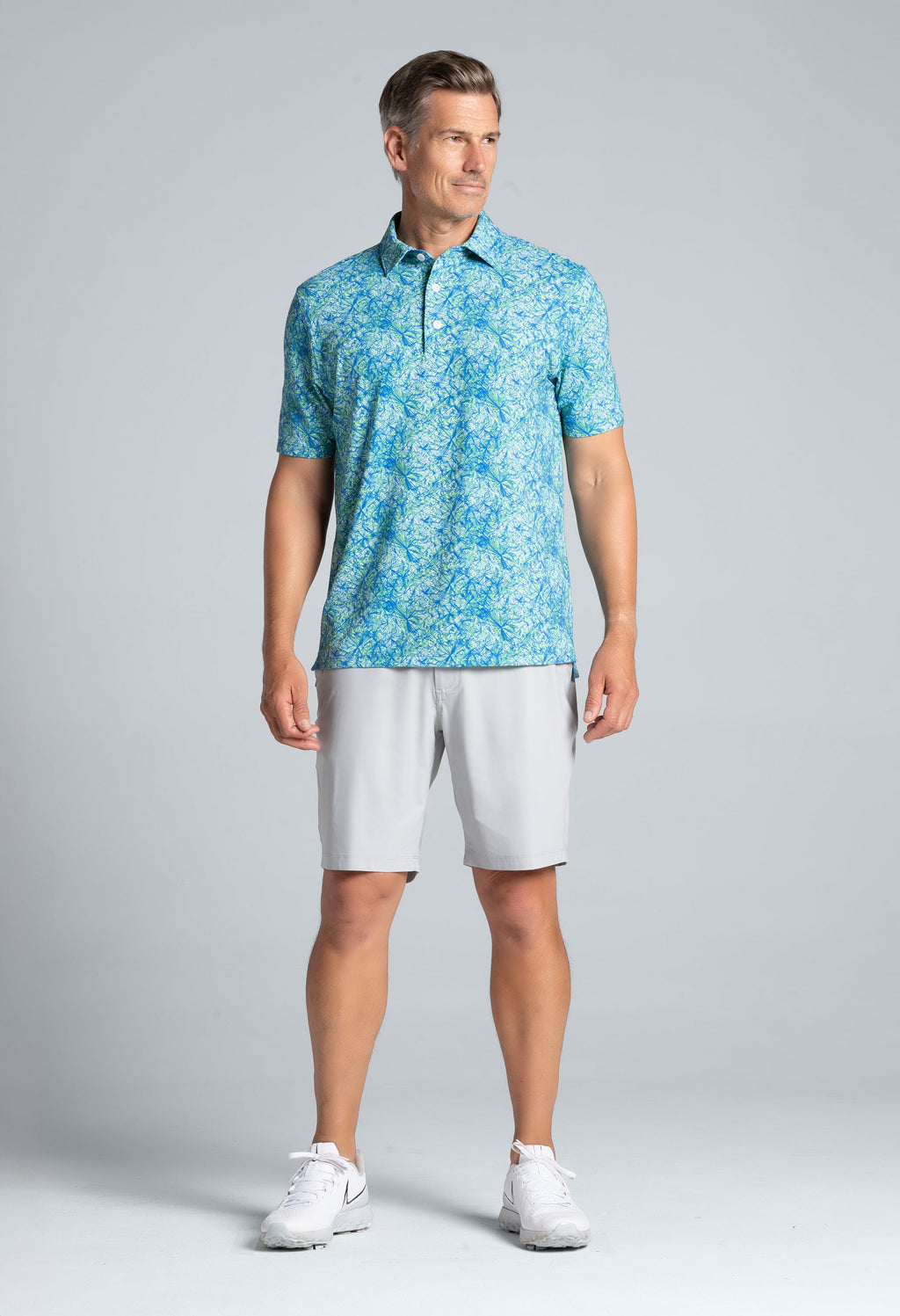 Fireworks Print Short Sleeve Polo – 94175 (Modern Fit)