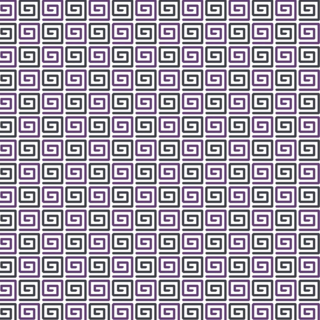 Square Spiral Print Long Sleeve Polo – 95169 (Modern Fit)